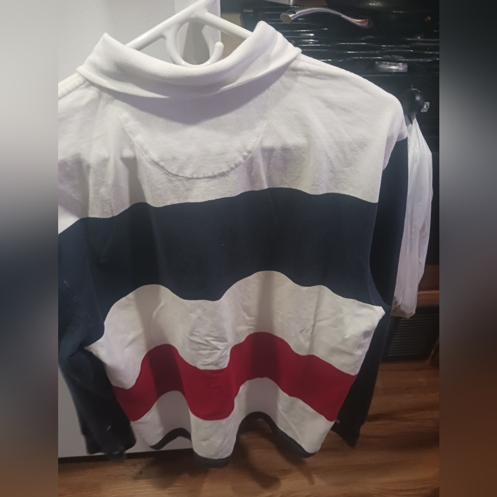brooks brothers rugby shirt large